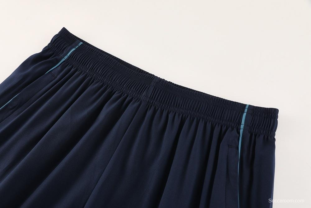 25/26 Arsenal Blue Full Zipper Jacket+Long Pants S-3XL