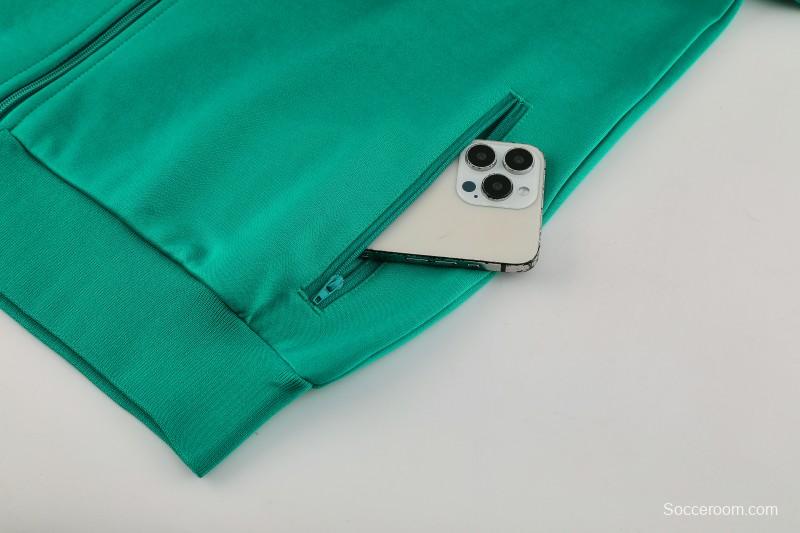 25/26 Liverpool Green Full Zipper Jacket +Long Pants