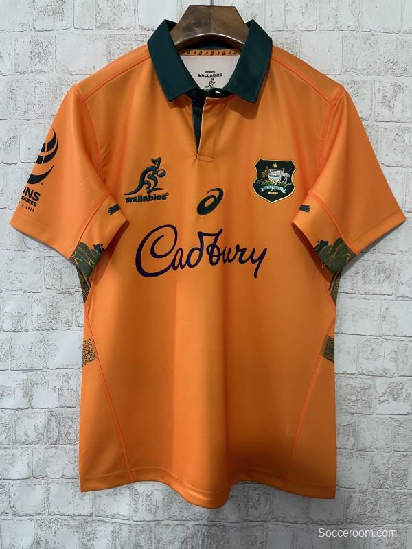 2026 Australia Wallabies Gold with Green Accents Jersey