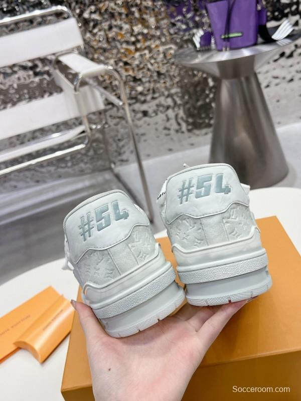 LV LV Trainer Basketball Series Washed Canvas Sneakers - LY00430