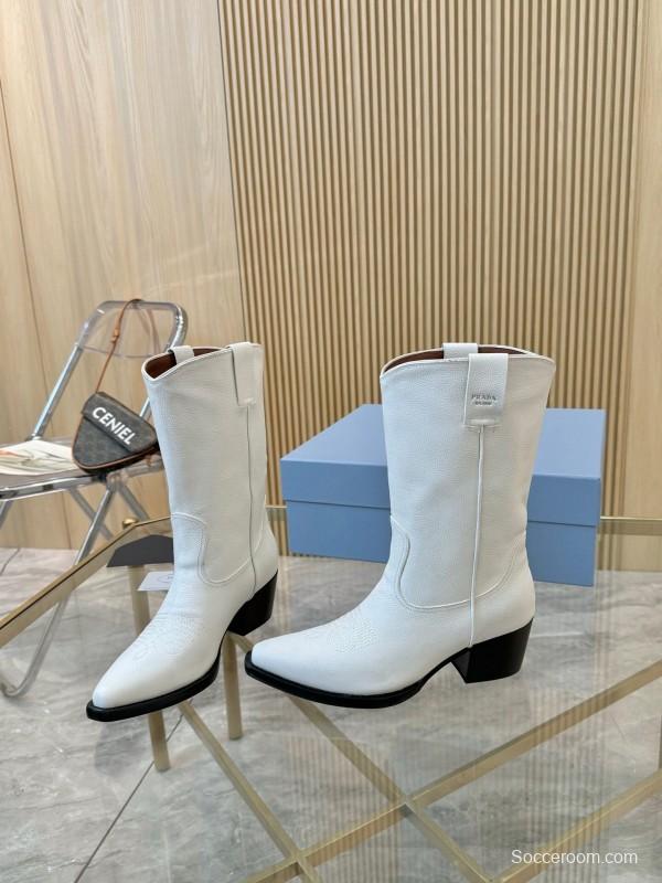 Prada Classic Pointed Toe Boots - LY00370/LY00440