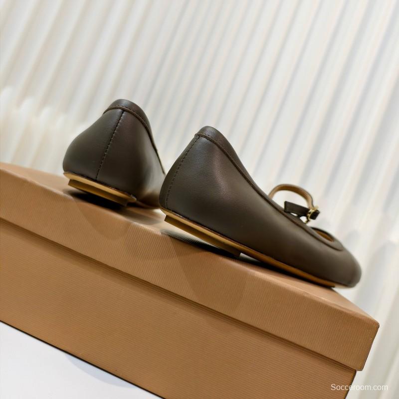 Gianvito Rossi Bohemian Style Flat Ballet Shoes 2025/SS