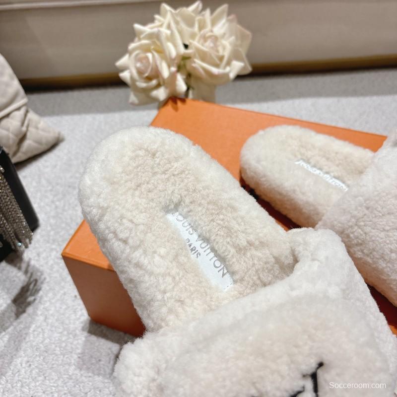 L牌 Wool Lazy Slippers - LY00260