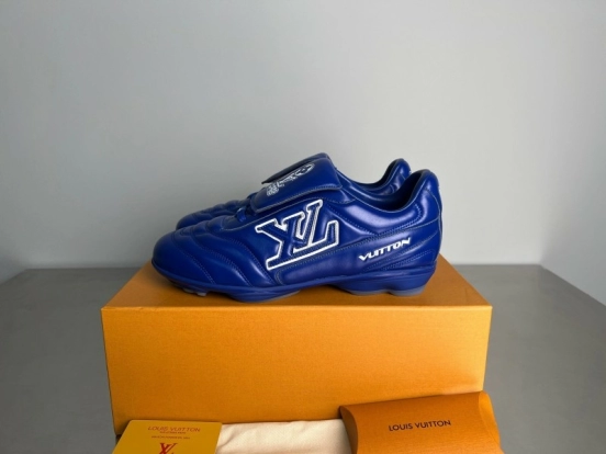 Louis Vuitton Footprint Soccer Sneakers Unisex Sport Shoes - Footprint Soccer