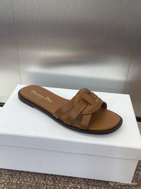 Dior D-Club Jelly Color Hollow Layered Cross Strap Women Sandals - KFY00280