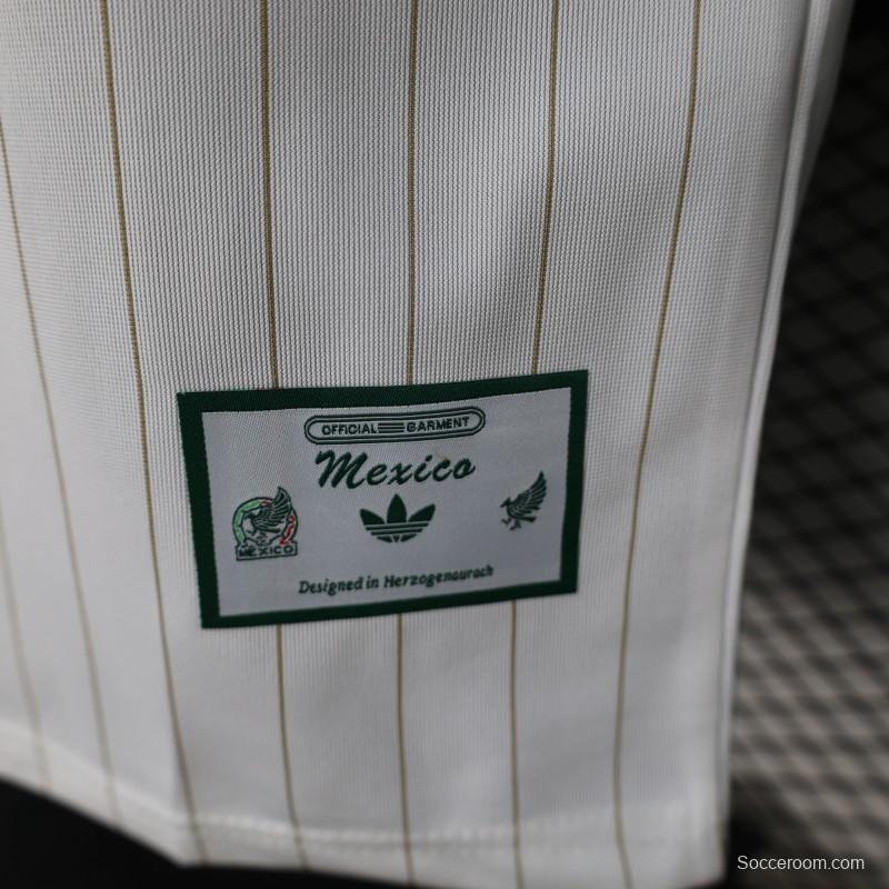 Player Version 2026 Mexico White Terrace Icons White Jersey