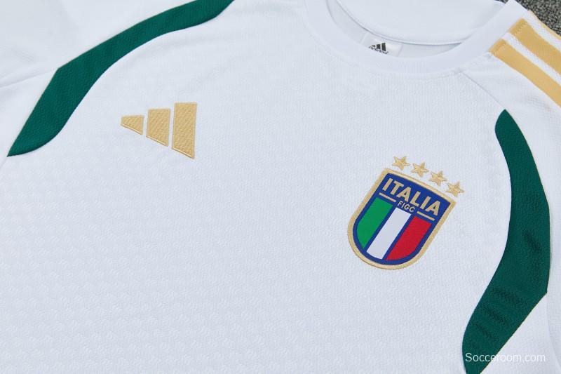 26/27 Italy White Short Sleeve+Soccer Shorts