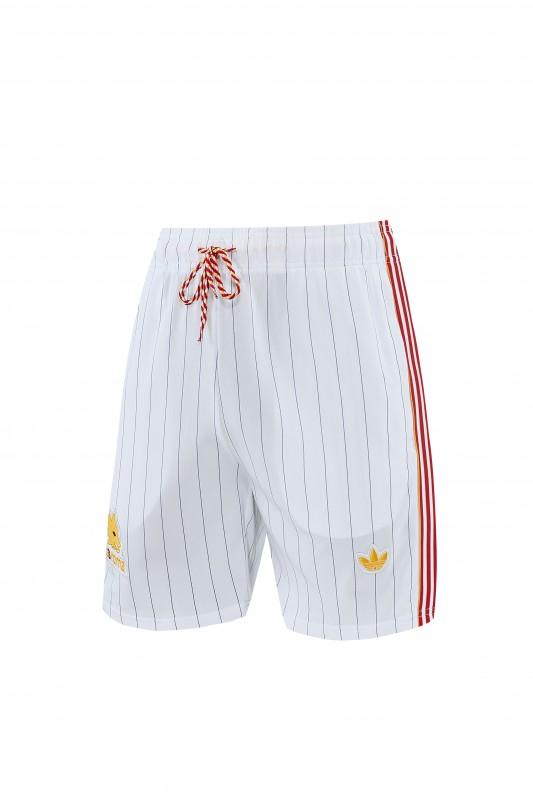 26/27 AS Roma White Short Sleeve+Soccer Shorts
