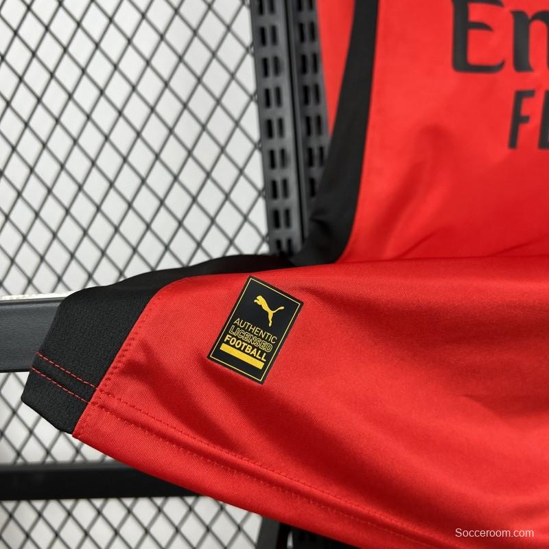 25/26 AC Milan x Slam Jam Limited Edition Long Sleeve Red Forth Jersey