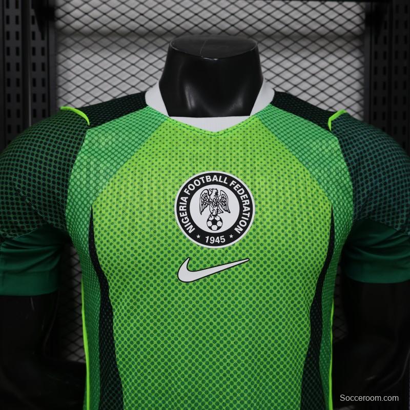 Player Version 26/27 Nigeria Volt Green & Dark Green  Home Jersey