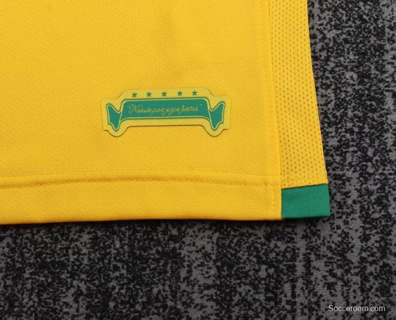 Retro 2006 Brazil Home Jersey