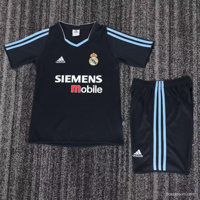 Retro Kids 03/04 Real Madrid Away Jersey
