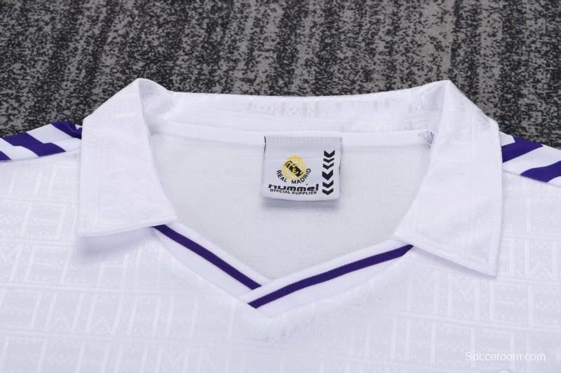 Retro Kids 88/90 Real Madrid Home Jersey