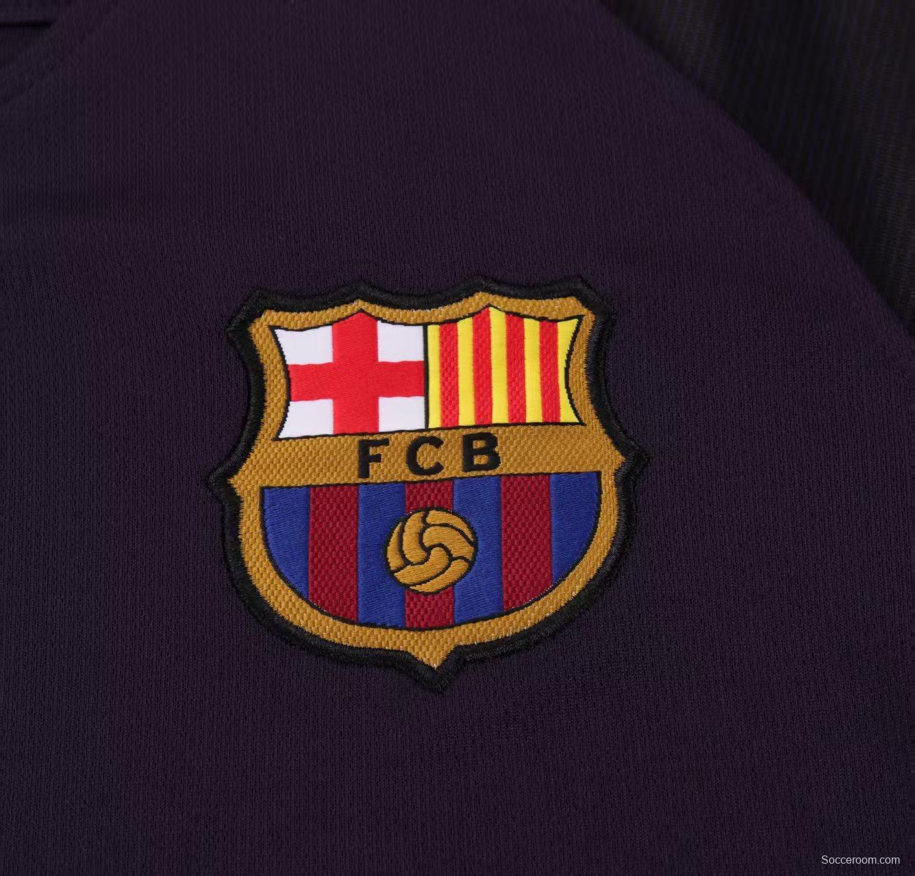 Retro Kids 16/17 FC Barcelona Away Jersey