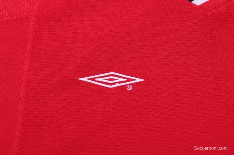 Retro 2000/02 Kids Manchester United Red Home Jersey