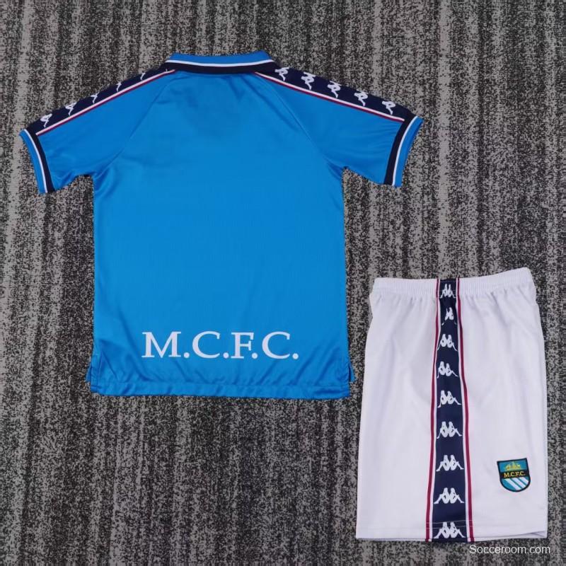 Retro 97/98 Kids Manchester City Home Jersey