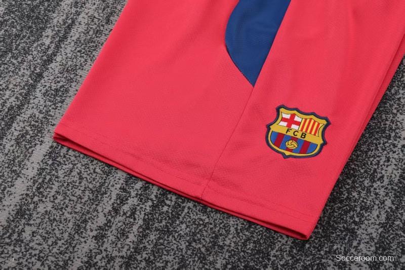 Retro Kids 10/11 Barcelona Red Blue Home Long Sleeve Jersey