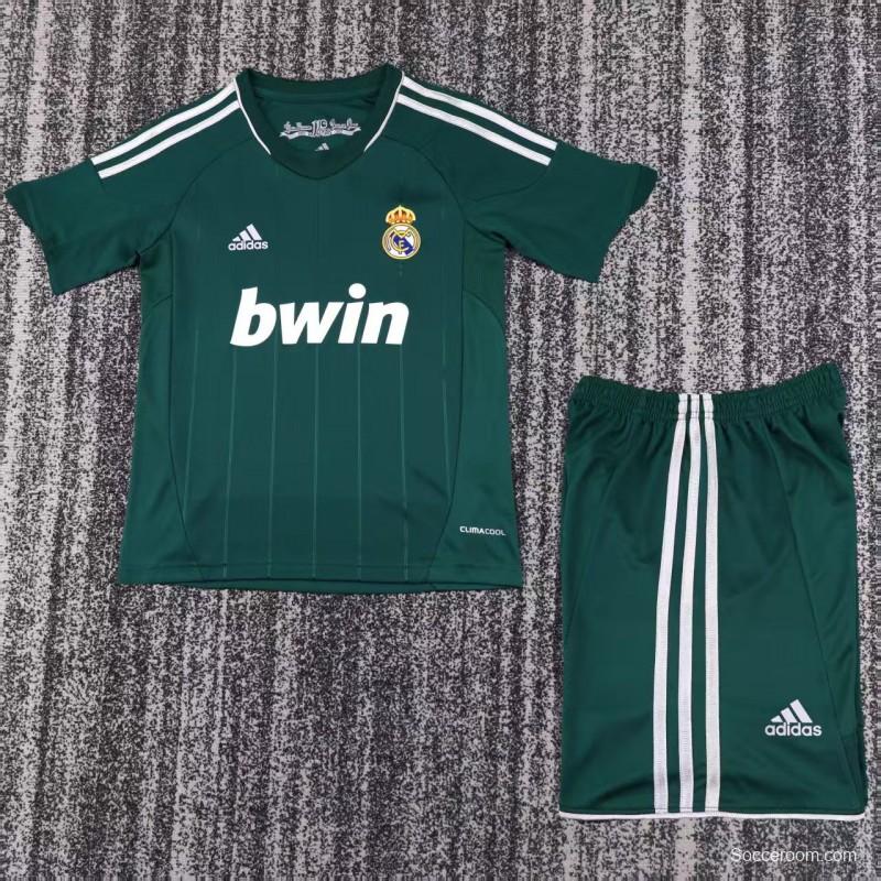Retro 12/13 Kids Real Madrid Third Green Jersey