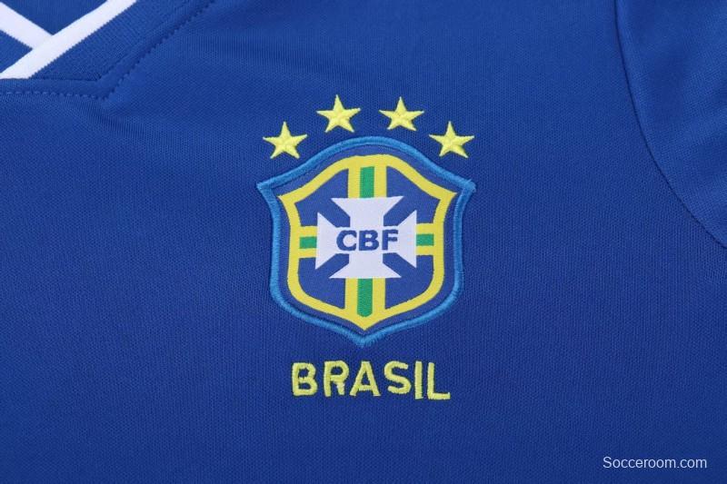 Retro Kids 1997 Brazil Away Jersey