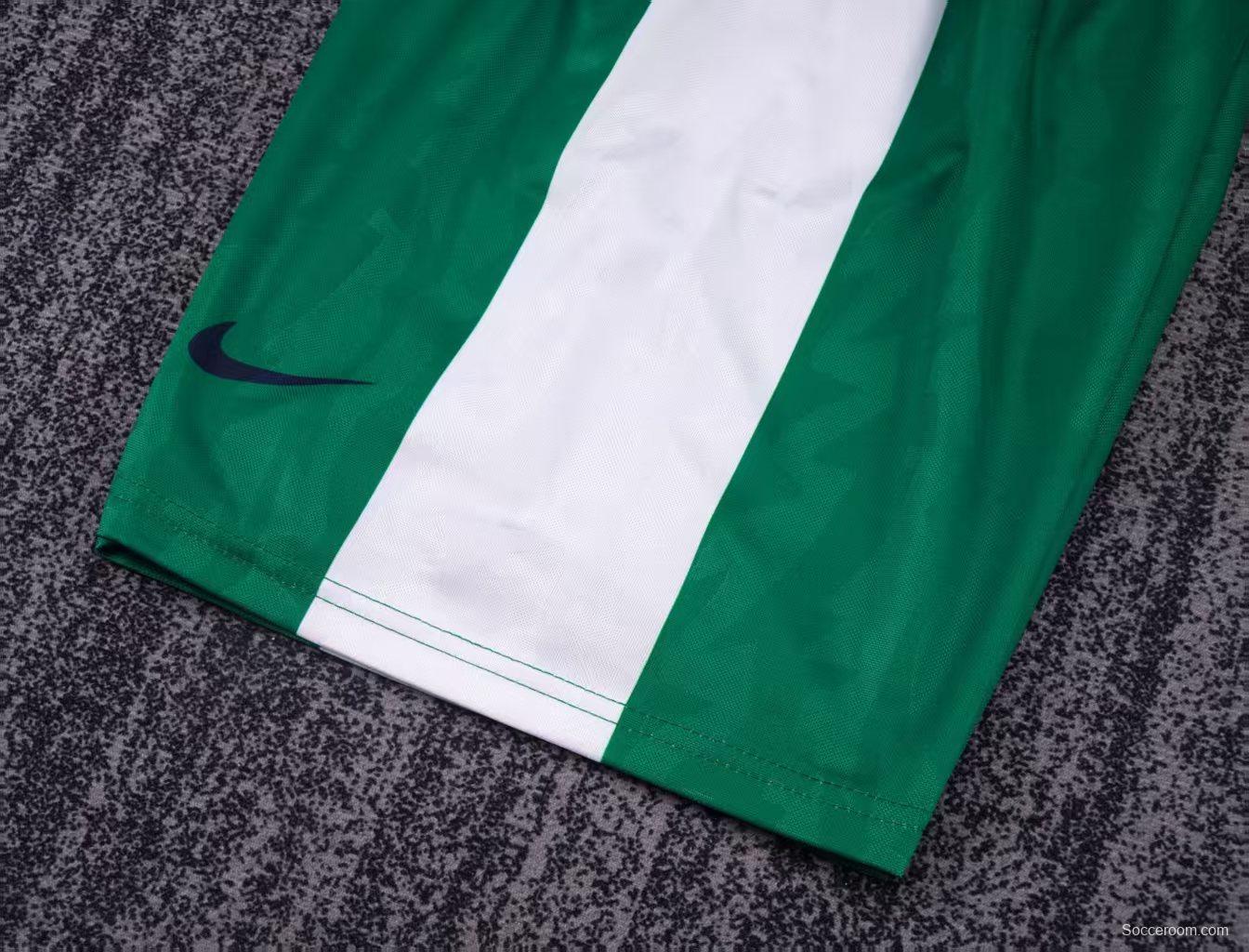 Retro 1996 Kids Nigeria Green Home Jersey