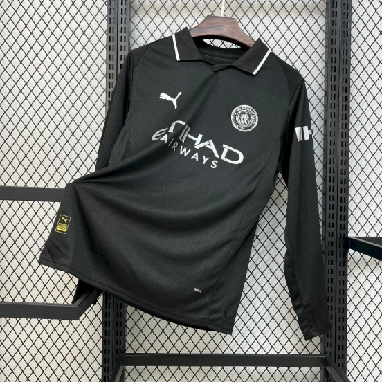 2025/26 Mens Manchester City Away Long Sleeve Jersey