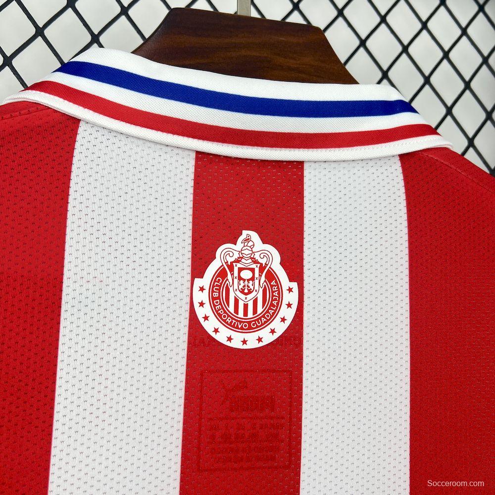 2016/17 Retro Chivas Guadalajara 110th Anniversary Long Sleeve Jersey