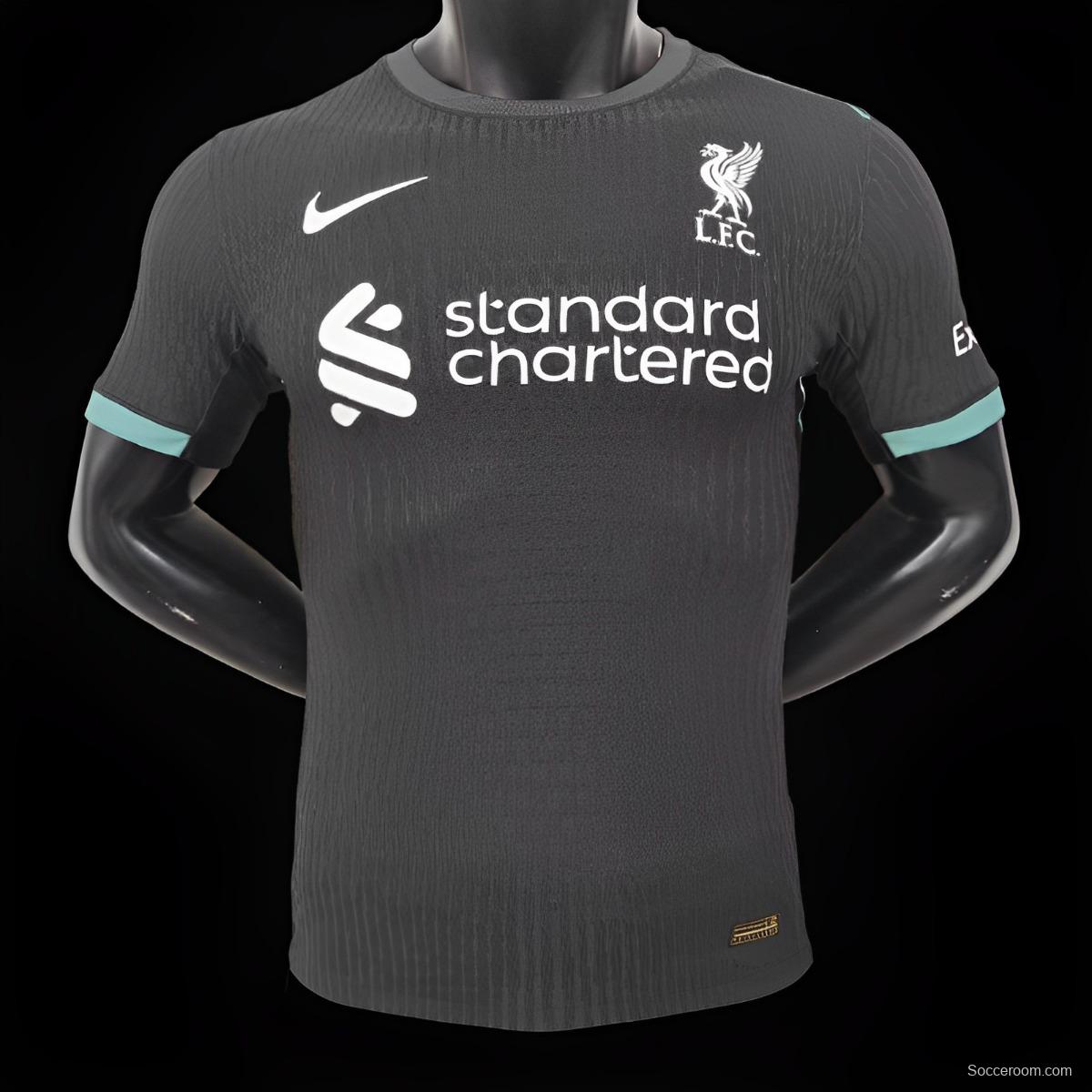 Player Version 24/25 Liverpool Black Away Jersey