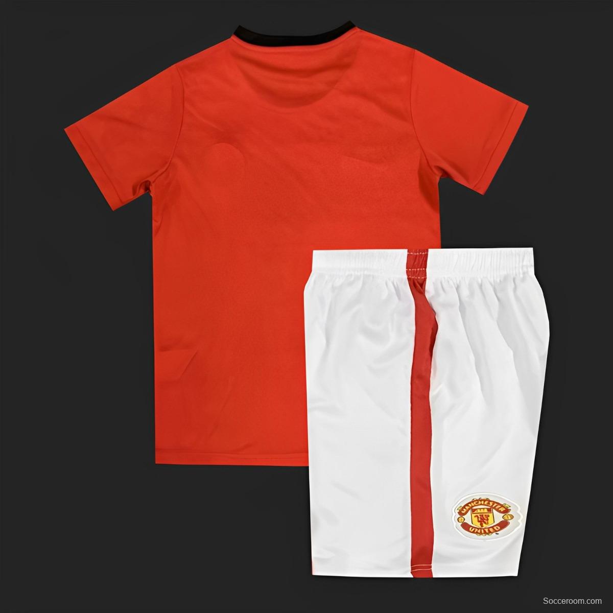 Retro Kids 09/10 Manchester United Home Jersey