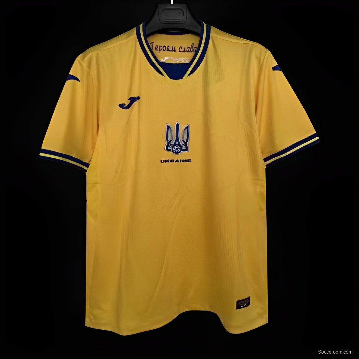 2022 Ukraine Home Jersey