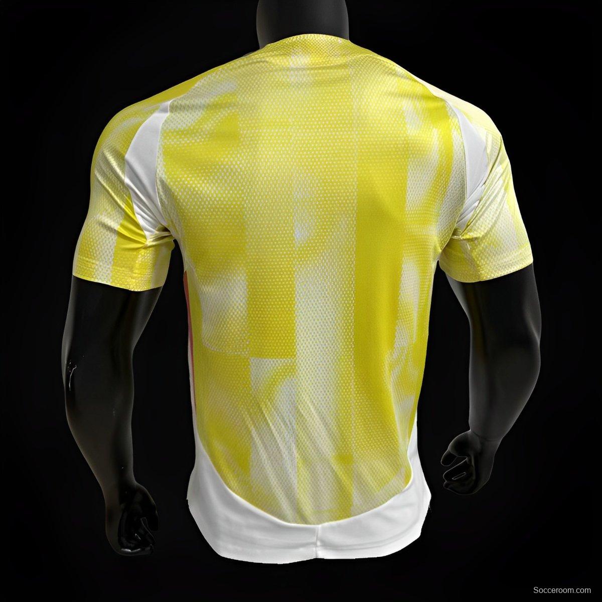 Player Version 24/25 Juventus Away Yellow Jersey