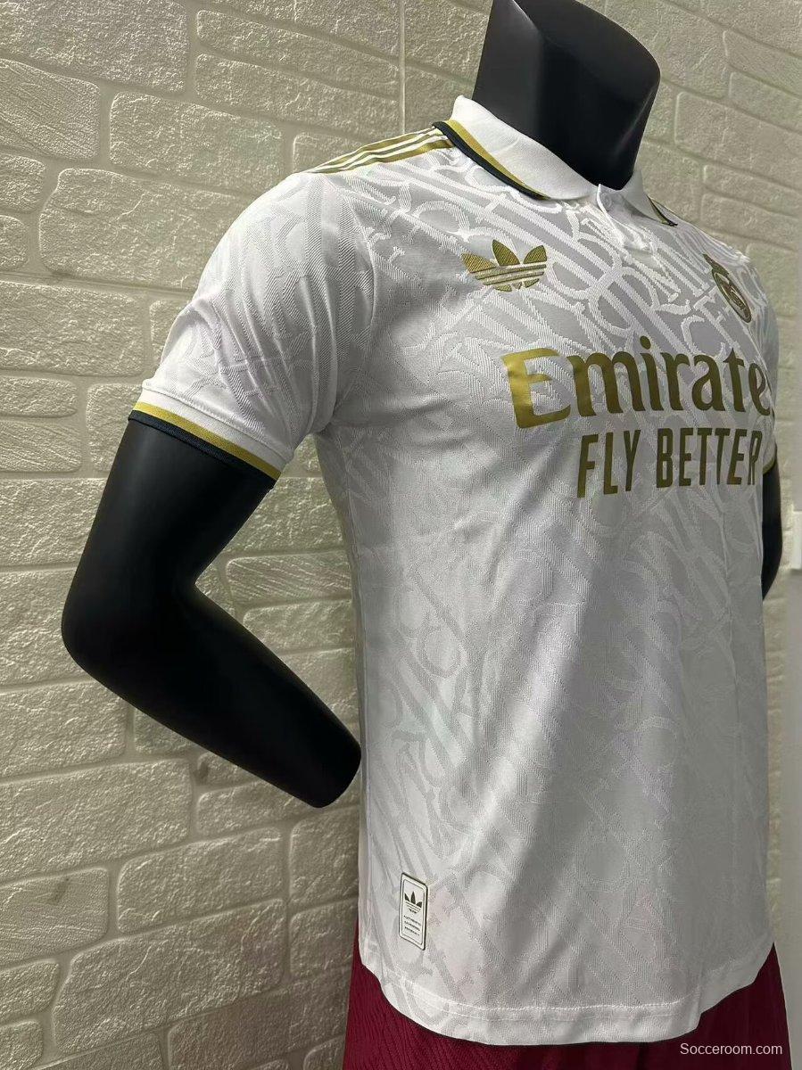 Player Version 24/25 Real Madrid White Special Pre-Match Jersey