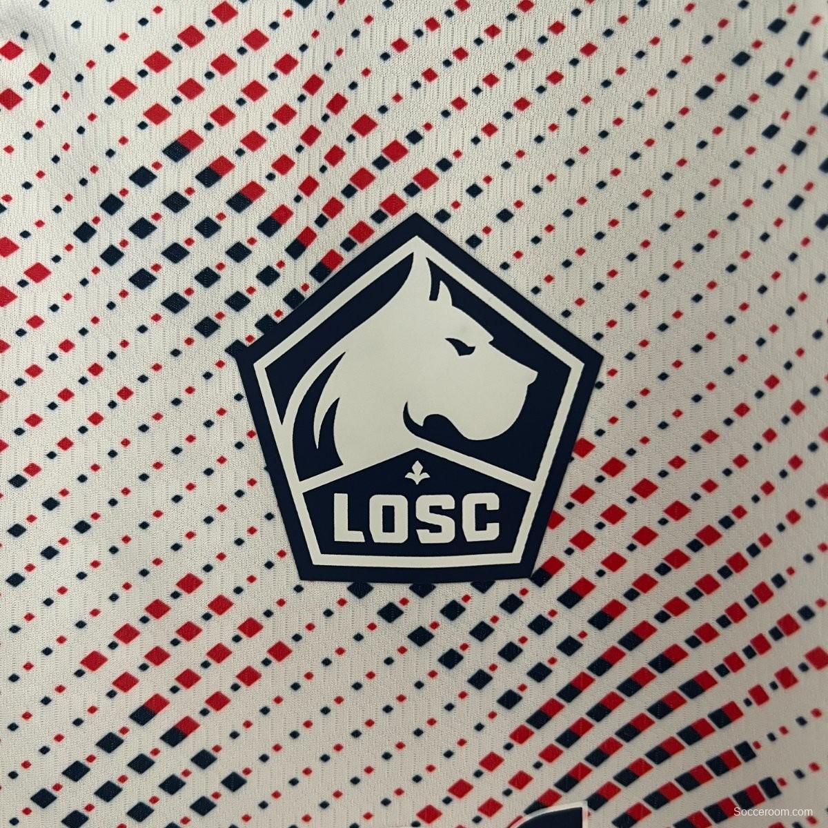 24/25 Lille OSC Away White Jersey