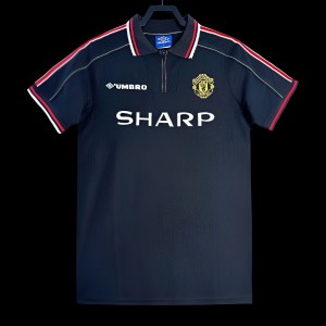 Retro 98/99 Manchester United Goalkeeper Navy Jersey