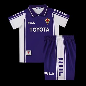 Retro Kids 99/00 Fiorentina Home Soccer Jersey