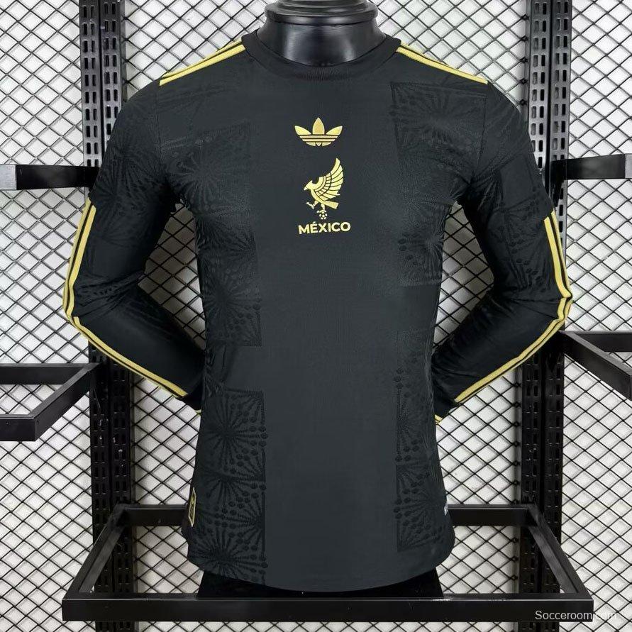 Player Version 2025 Mexico Gold Cup Long Sleeve Special Jersey