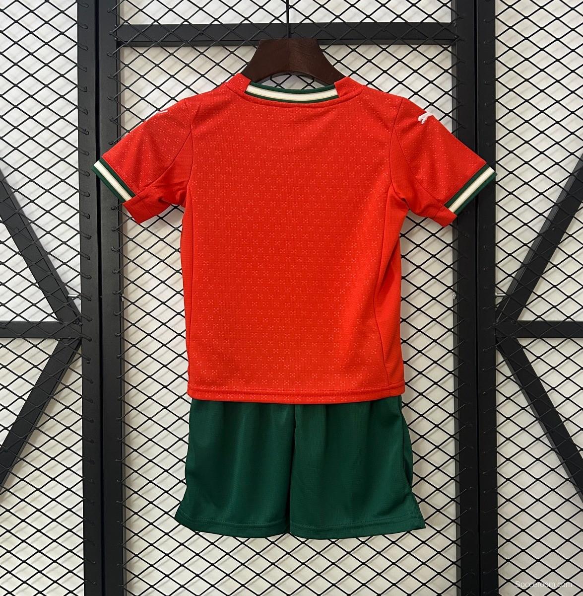 2025 Kids Portugal Home Jersey