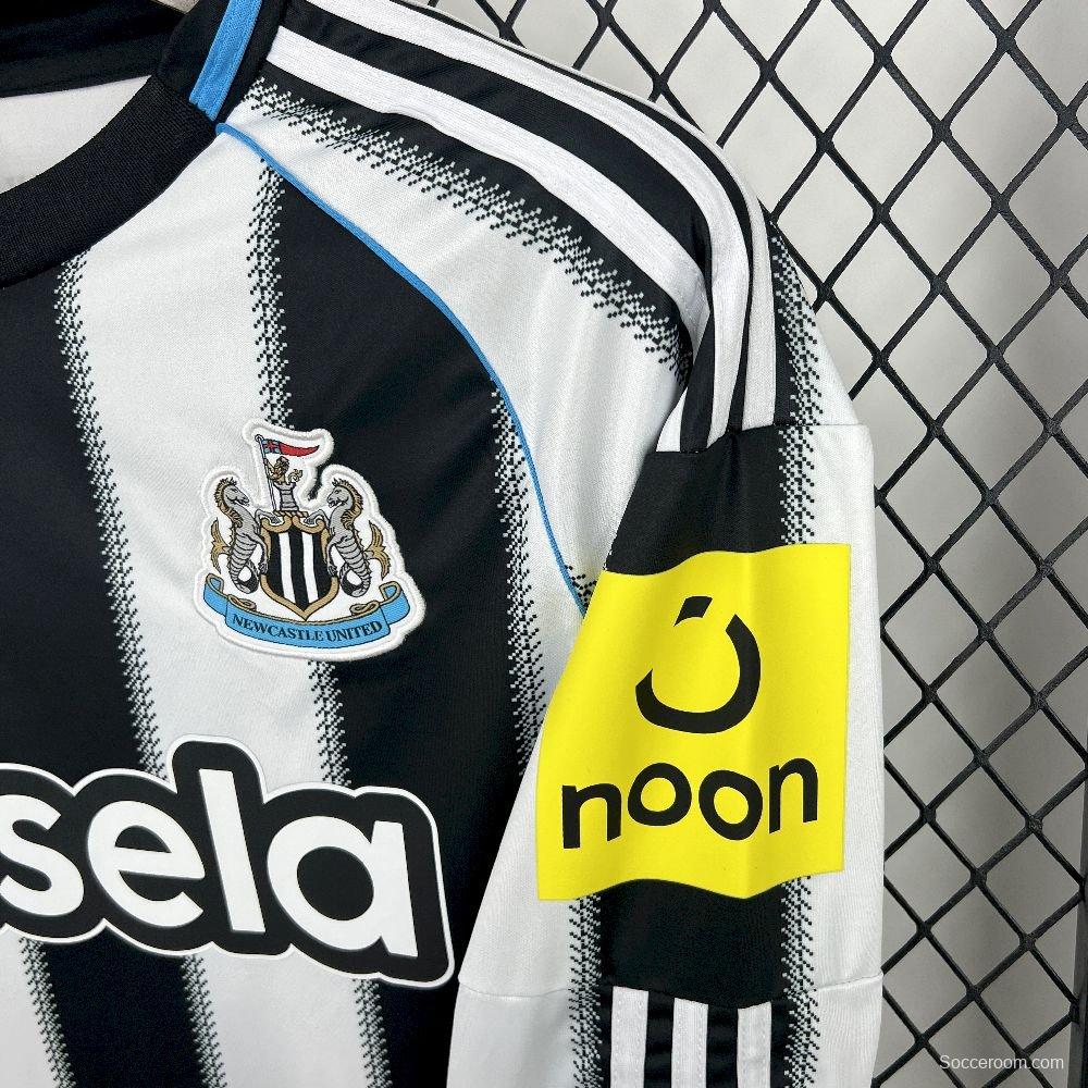 25/26 Newcastle United Home Long Sleeve Jersey