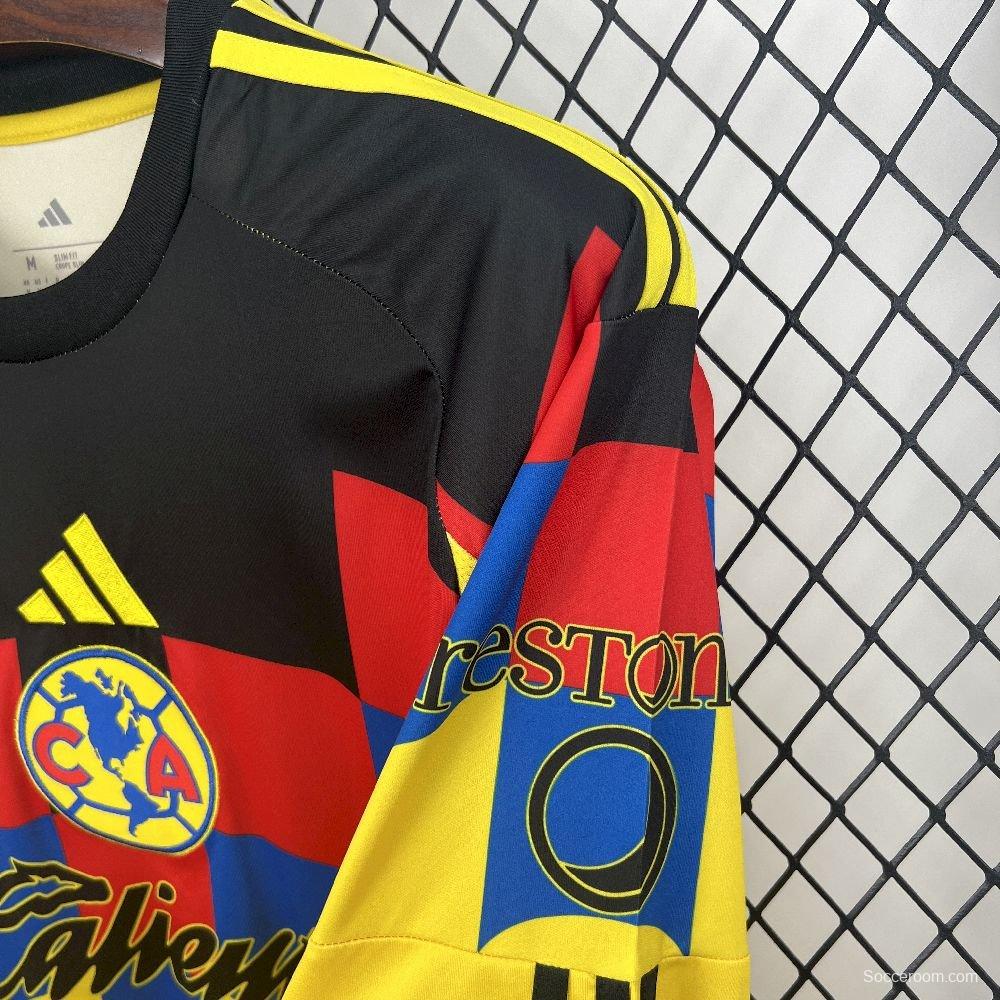25/26 Club America Home  Long Sleeves Jersey