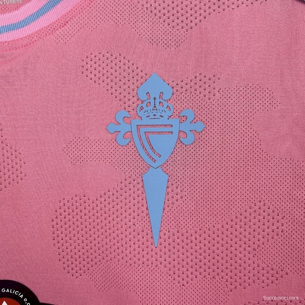 25/26 Celta de Vigo Third Pink Jersey