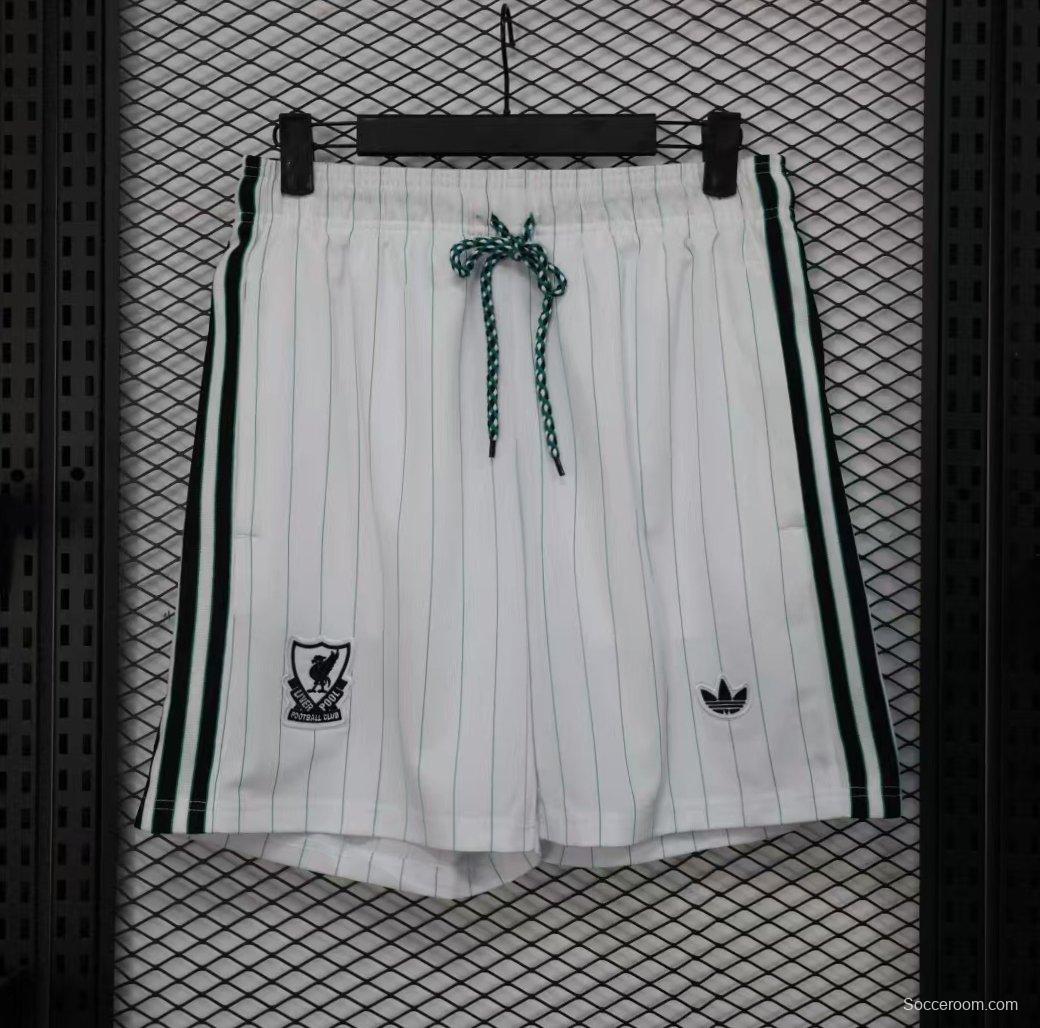 Player Version 25/26 Liverpool White Adidas Original Shorts