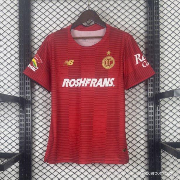 Player Version 25/26 Deportivo Toluca FC Red Home  Jersey