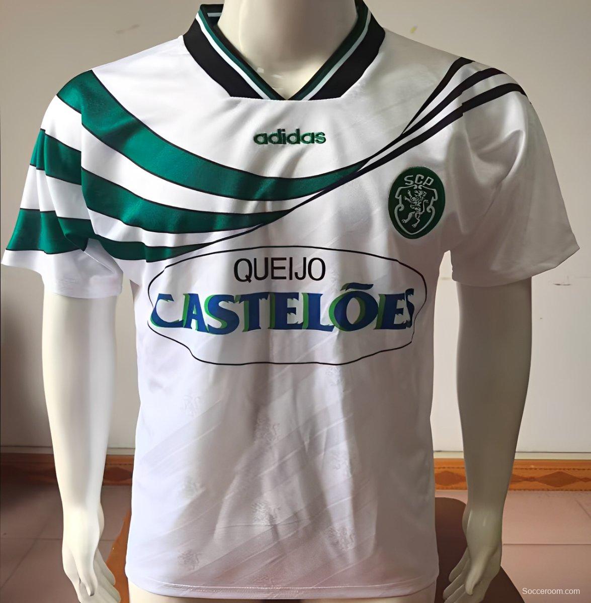Retro 1994/95 Sporting Lisbon Away White Jersey