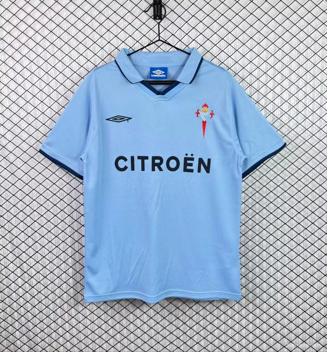 Retro 01/02 Celta de Vigo Home Jersey