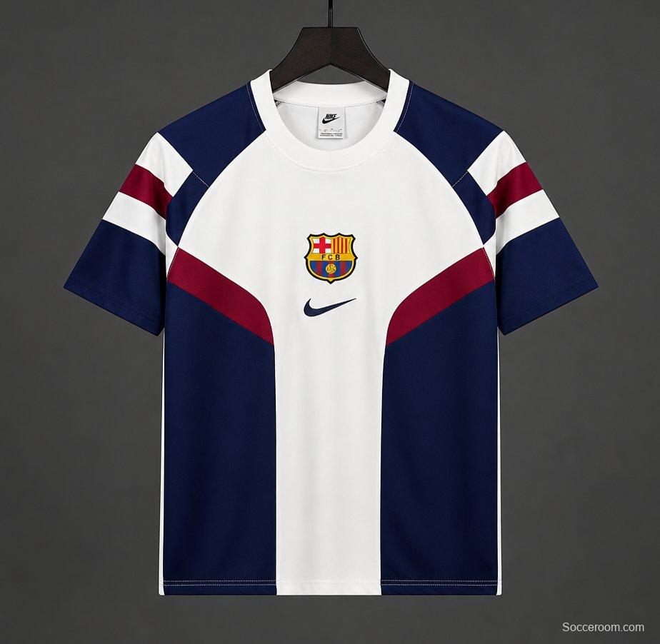 26/27 Barcelona Vintage 1998-01 Remake Away Jersey