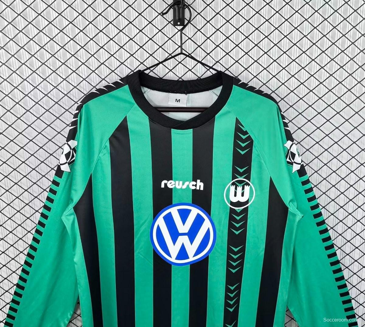 Retro 94/95 Wolfsburg Home Long Sleeve Jersey