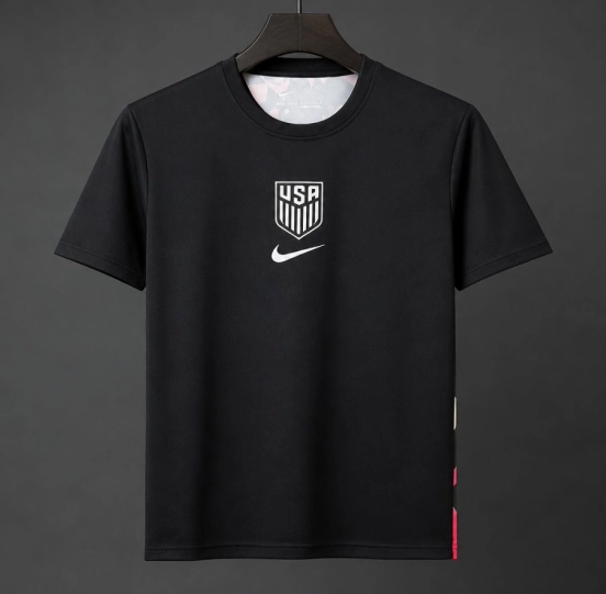 2026 USA USMNT Premium Goalkeeper Soccer T-Shirt - Black