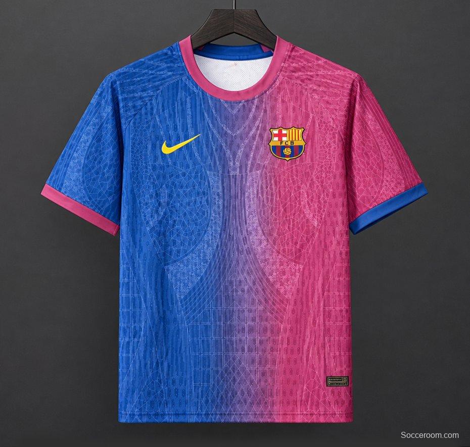 26/27 Barcelona Special Edition Blue/Pink Mosaic Jersey
