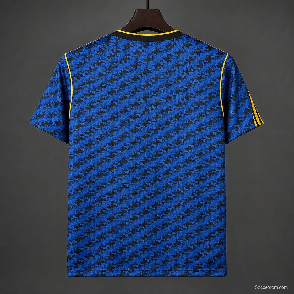 26/27 Manchester United 1990-92 Vintange Remake Away Jersey