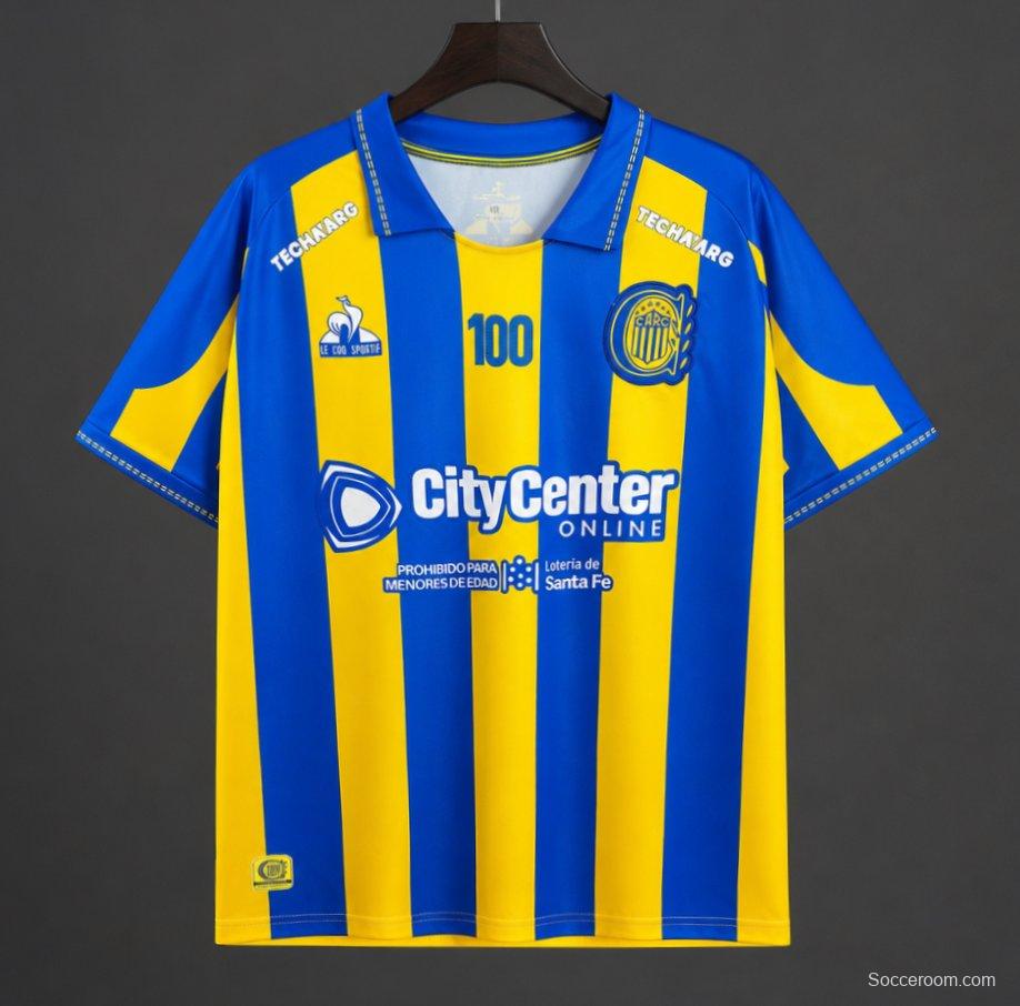 26/27 Rosario Central Home Gigante de Arroyito 100th Anniversary Edition Jersey