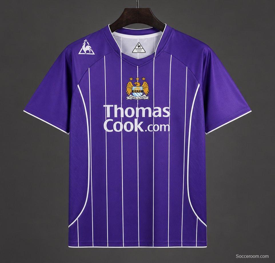 Retro 07/08 Manchester City Away Purple Jersey